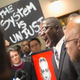 Demonstrators protest outside the office of Chicago Mayor Rahm Emanuel following a press conference Dec. 1, 2015, during which the mayor announced the firing of Chicago Police Superintendent Garry McCarthy over the fatal police shooting of 17-year-old Laquan McDonald.
Scott Olson/Getty Images